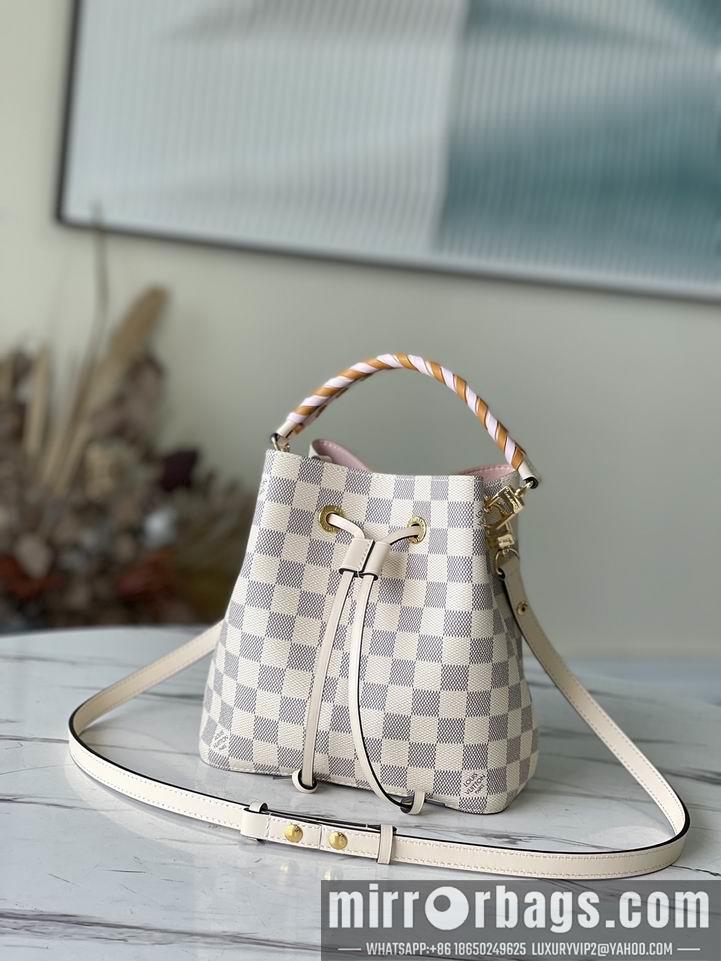 LV Replica Bags NeoNoe N45292白格 20x20x13cm gf