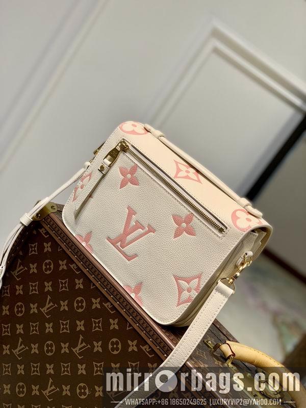 LV Replica Bags Speedy M45573白色粉印 25x19x7cm gf