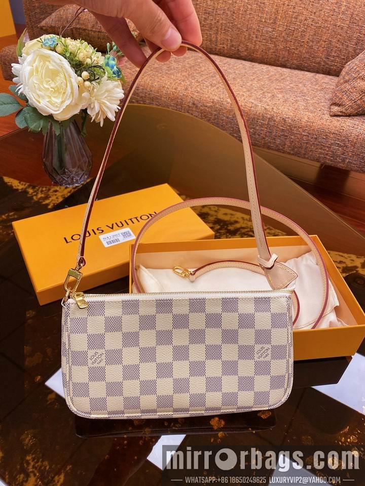 LV Replica Bags Damier Azur Mila N41207 21x13x3cm gf