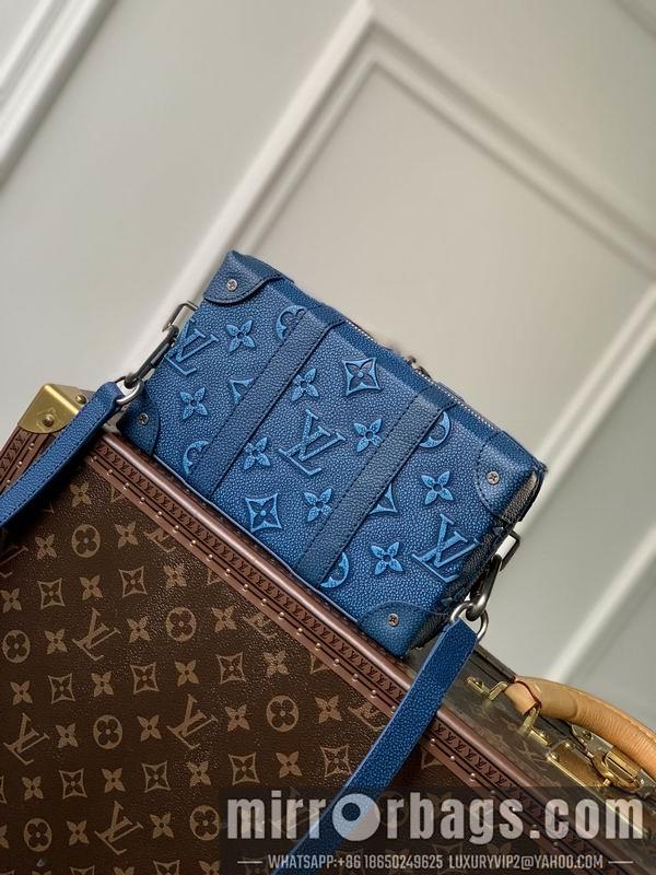 LV Replica Bags Soft Trunk M81776蓝 黑22.5x14x5cm gf