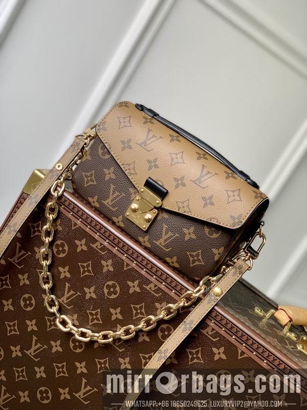 LV Replica Bags East West Metis M46279老花 黄花21.5x6x13.5cm gf