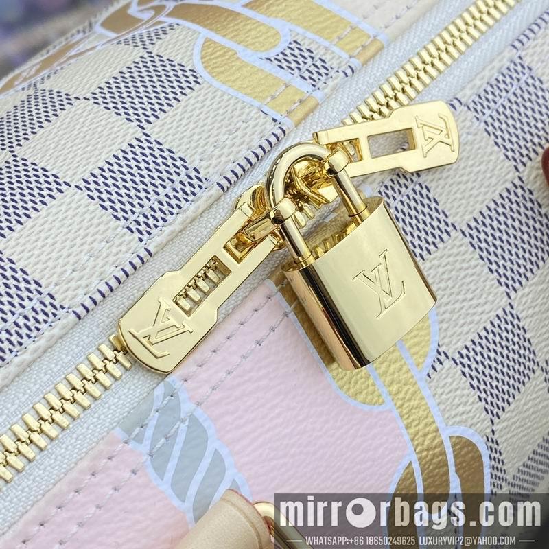 LV Replica Bags Speedy N40473白格丝印25x19x15cm gf