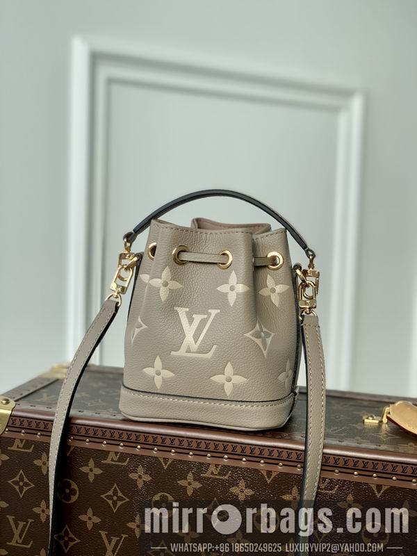 LV Replica Bags Nano Noe M46291灰 13x16x10cm gf