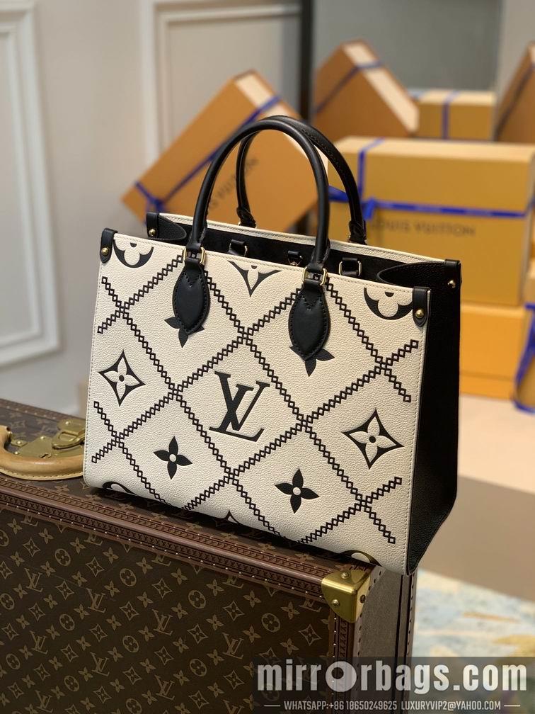 LV Replica Bags Onthego M46015 M46016 35x27x14cm gf