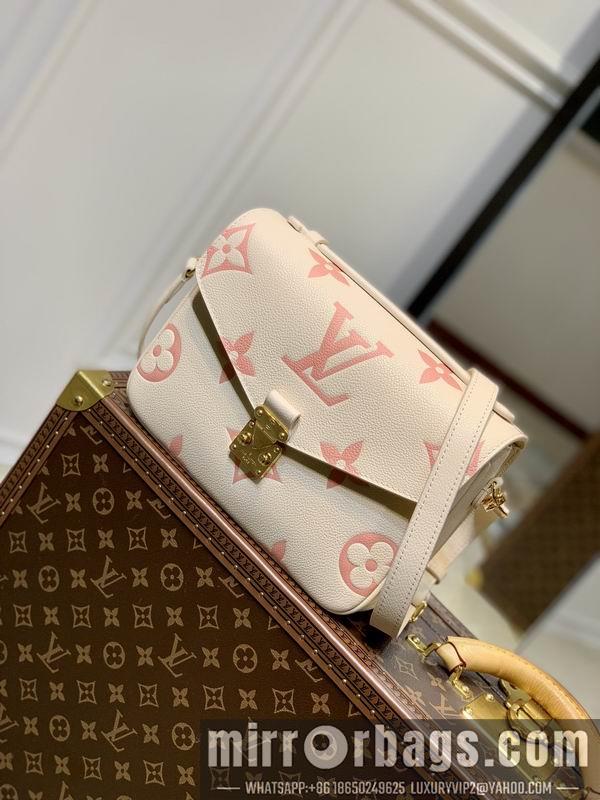 LV Replica Bags Speedy M45573白色粉印 25x19x7cm gf