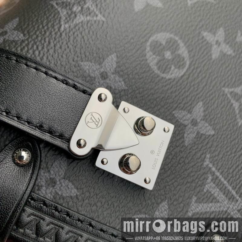 LV Replica Bags Side trunk pm M46358黑花21x14x6cm gf