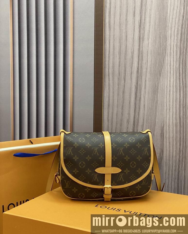 LV Replica Bags Saumur M42256 M28x11x20cm gf