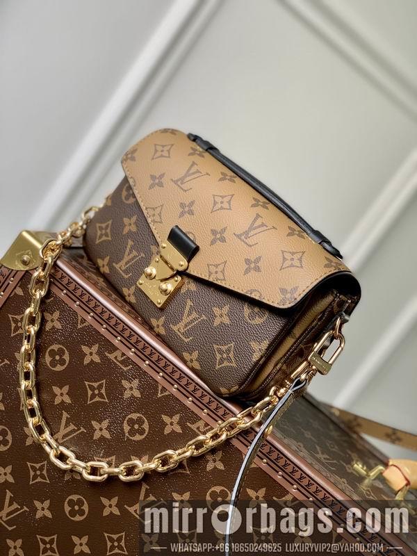 LV Replica Bags East West Metis M46279老花 黄花21.5x6x13.5cm gf