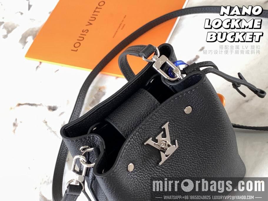 LV Replica Bags Lockme Bucket M68709 13.5x16x10cm gf