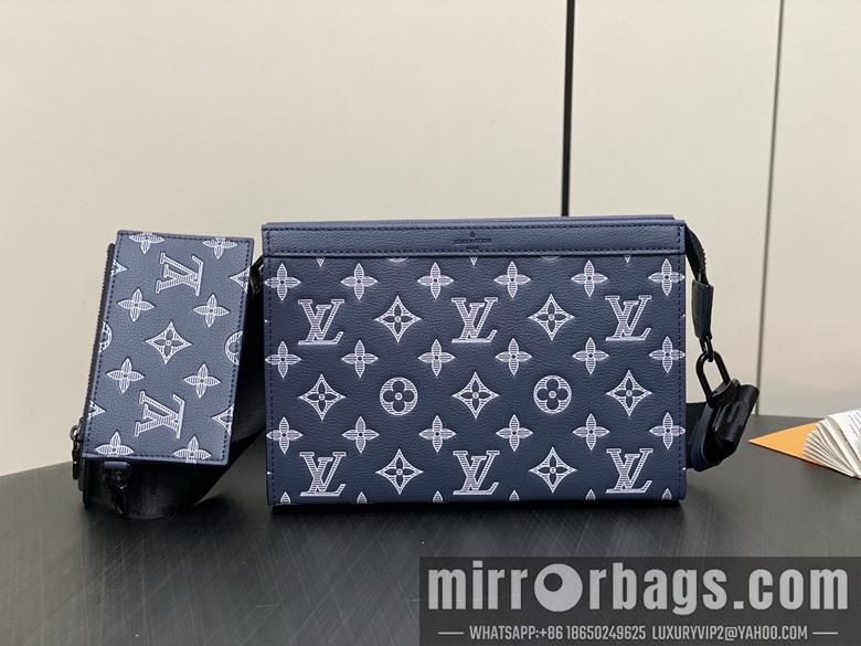 LV Replica Bags Gaston M83384 22x14.5x4.5cm gf