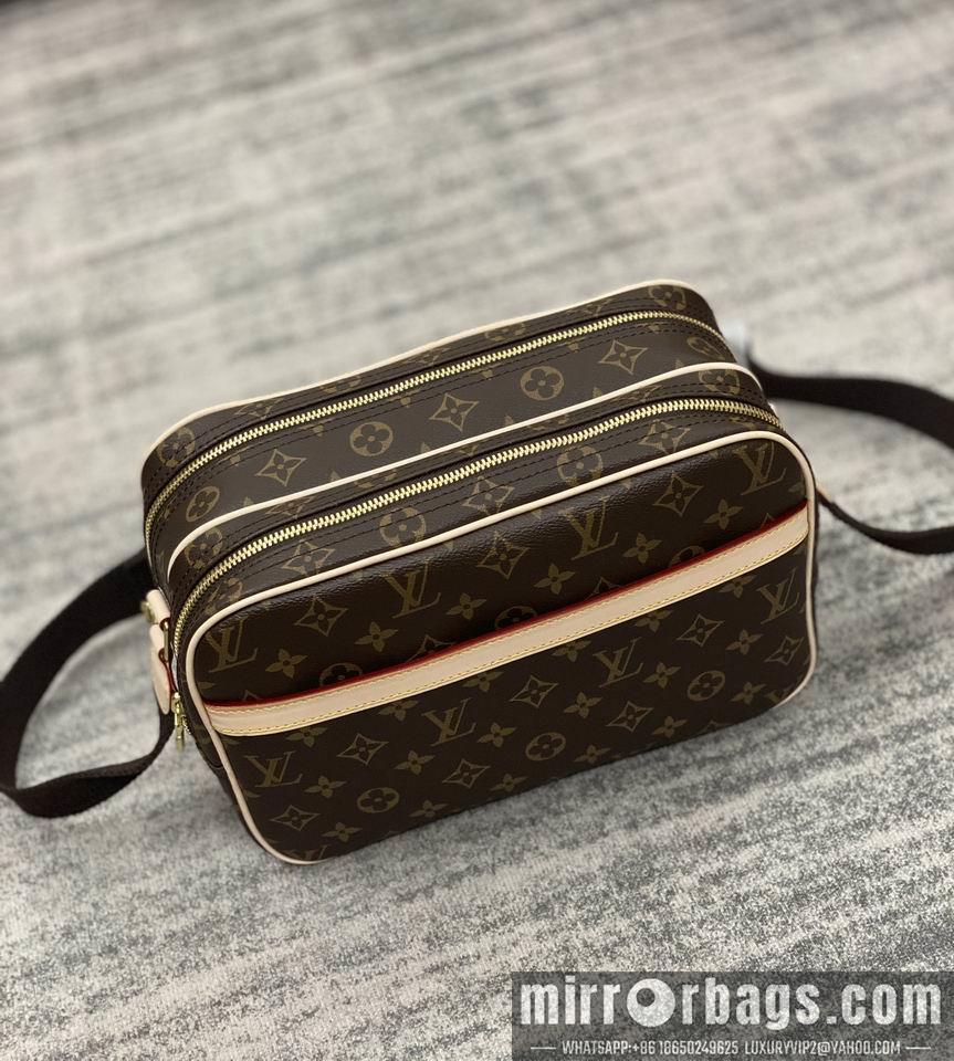 LV Replica Bags Reporter M45254老花28x21x11cm gf