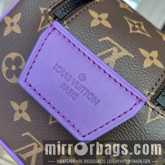 LV Replica Bags Dopp Kit M46253老花 绿紫 28x15x16.5cm gf