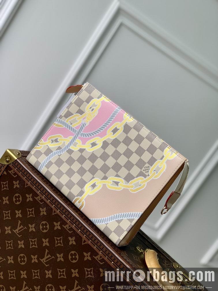 LV Replica Bags Toiletry Pouch On Chain N40469 25x20x5.5cm gf