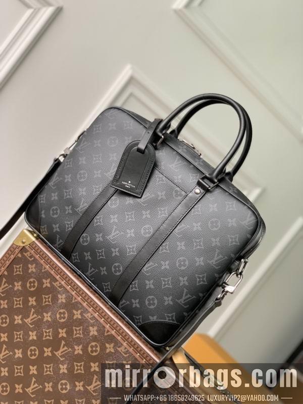 LV Replica Bags Voyage M46457黑花36.5x27.5x6cm gf