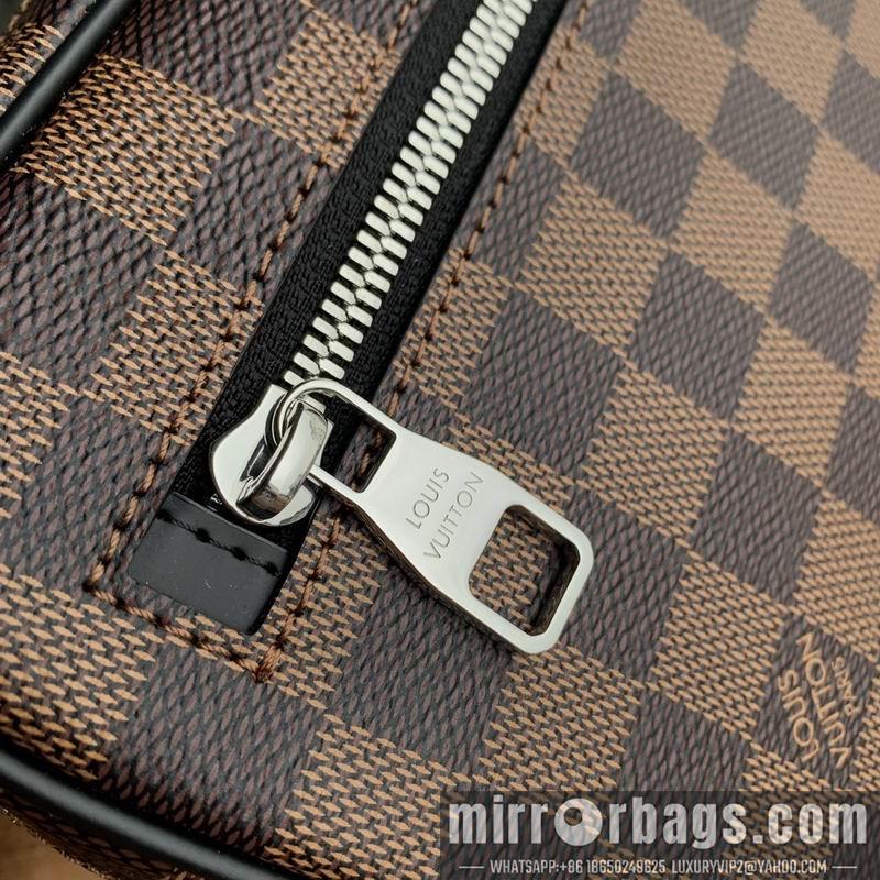 LV Replica Bags Pochette Kasai M41663啡格25x15.5x6.5cm gf