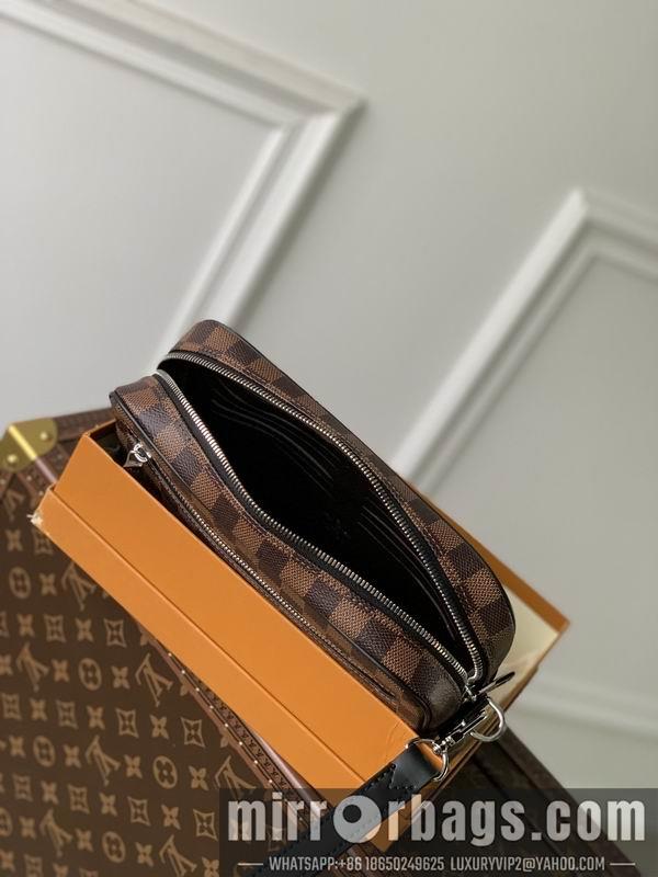 LV Replica Bags Pochette Kasai M41663啡格25x15.5x6.5cm gf