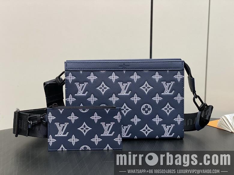 LV Replica Bags Gaston M83384 22x14.5x4.5cm gf