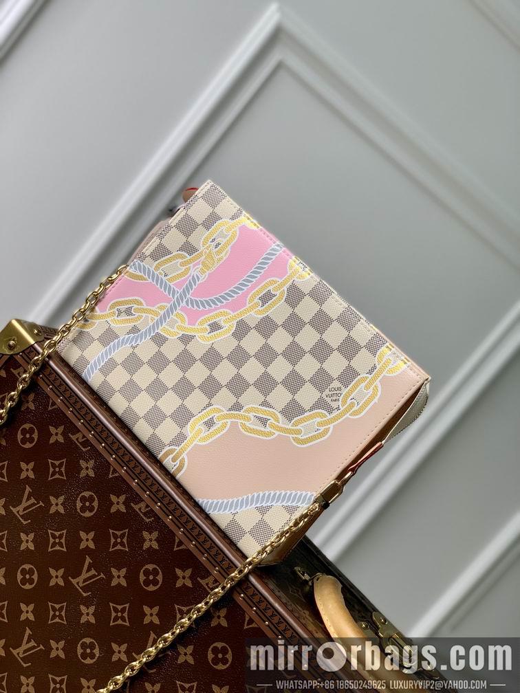 LV Replica Bags Toiletry Pouch On Chain N40469 25x20x5.5cm gf