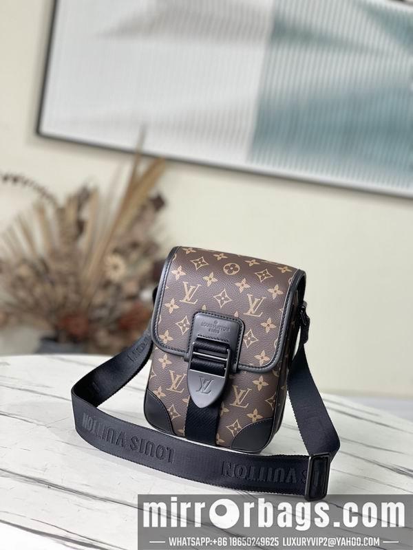 LV Replica Bags Archy M46442老花 黑花 16x22x7cm gf