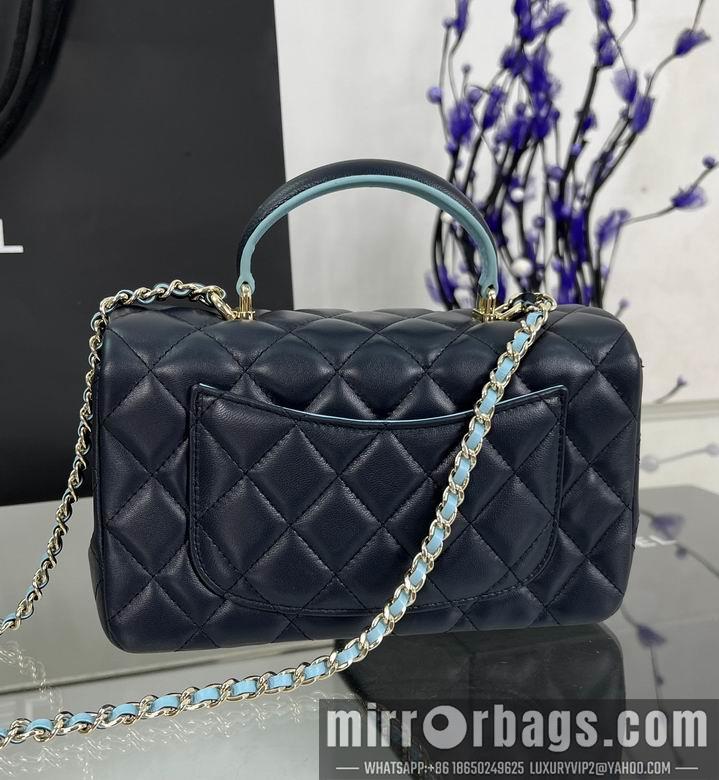 Chanel Replica Bags AS2431 20X14X7cm BL