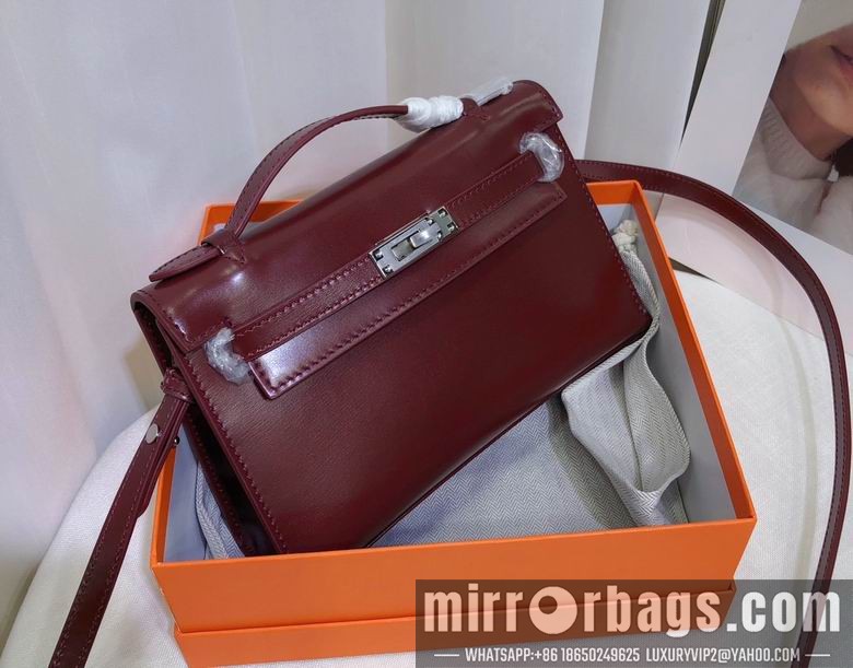 Hermes Replica Bags Kelly 22X7X13cm 010605 YG 3colour