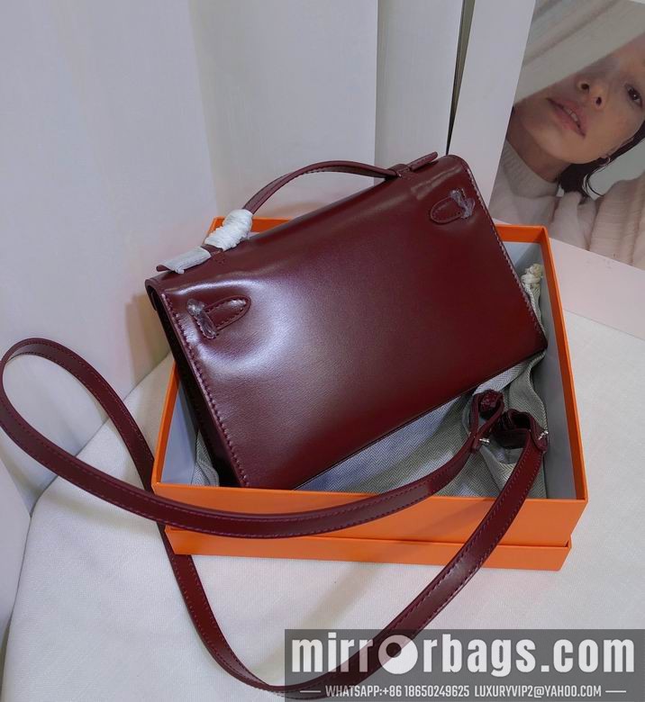 Hermes Replica Bags Kelly 22X7X13cm 010605 YG 3colour