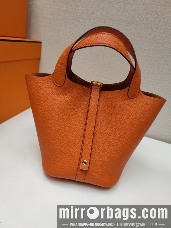 Hermes Replica Bags Picotin lock Togo 18cm am 02