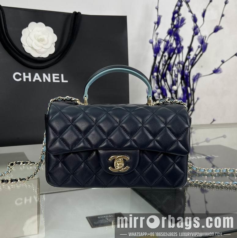 Chanel Replica Bags AS2431 20X14X7cm BL