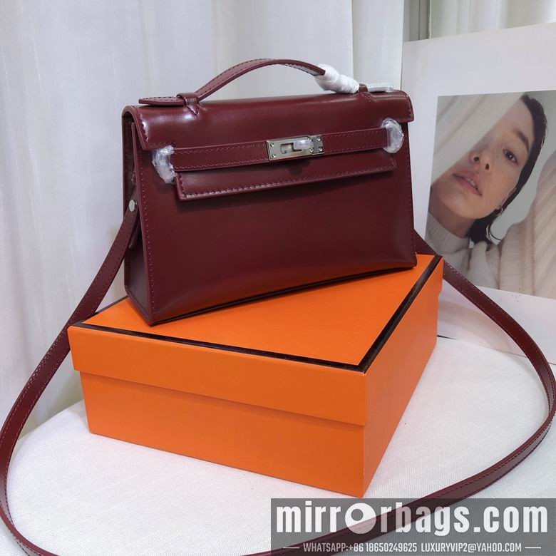 Hermes Replica Bags Kelly 22X7X13cm 010605 YG 3colour