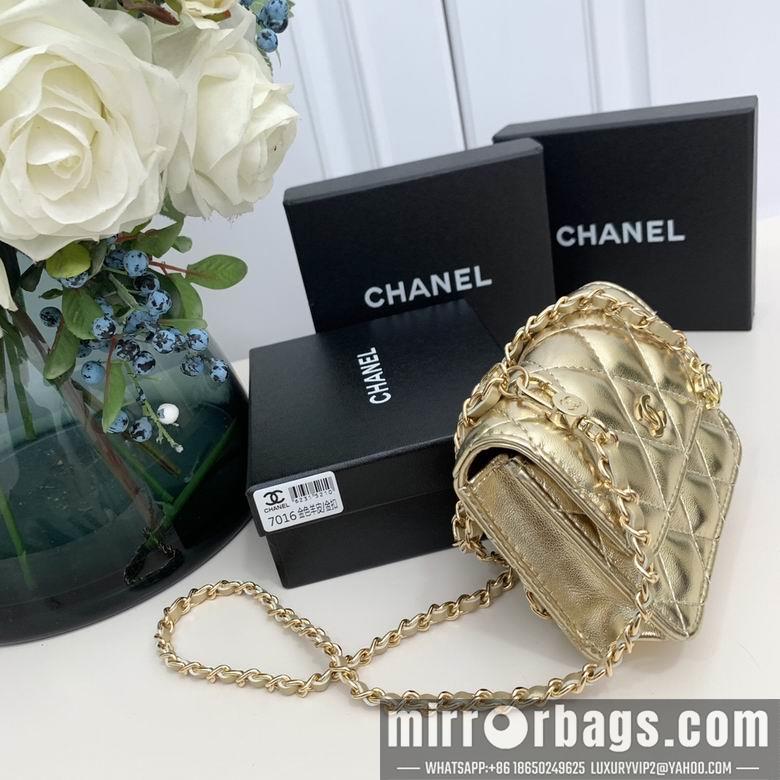 Chanel Replica Bags 7016 12.5X10X3.5cm YG 6