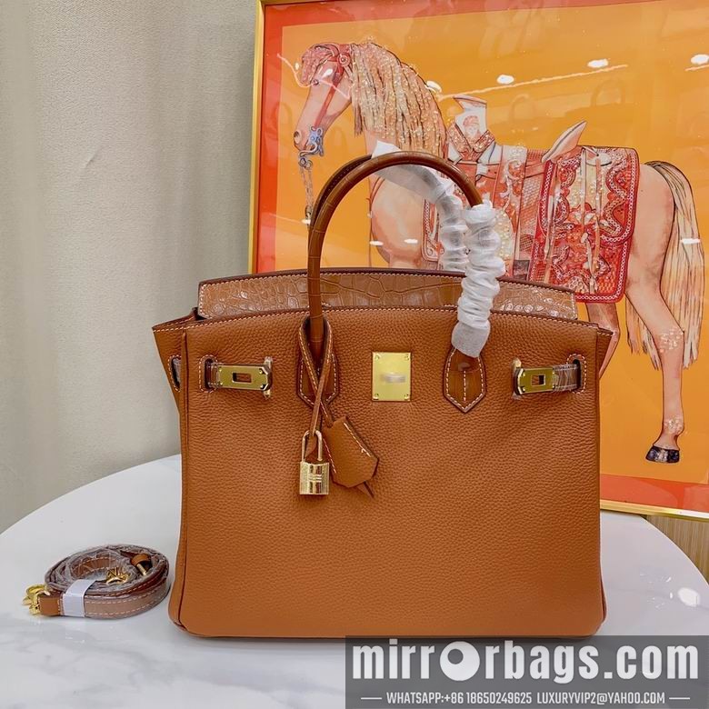 Hermes Replica Bags 25X19X10cm 30X23X12cm 010609 YG 5