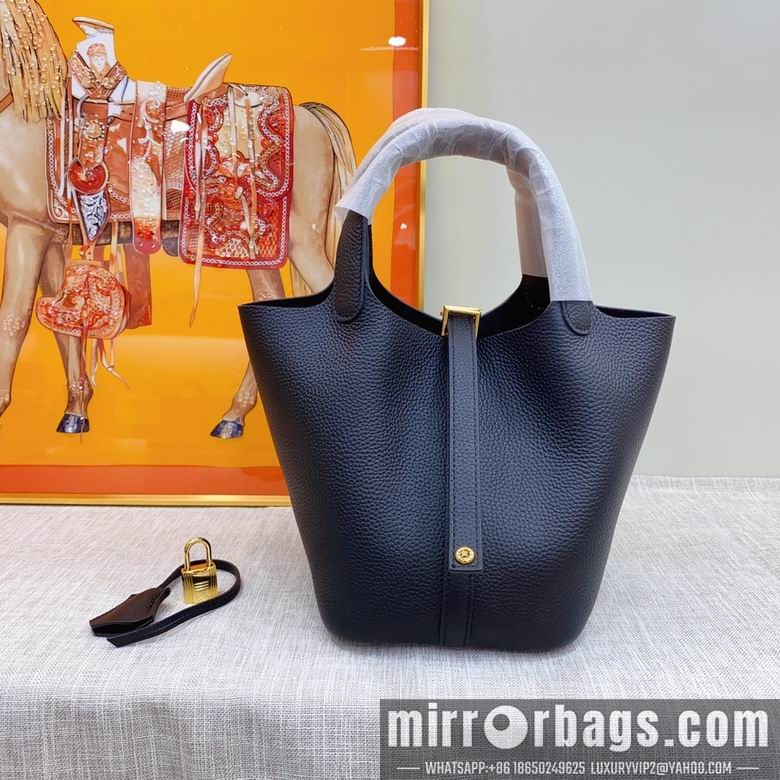 Hermes Replica Bags 18cm 22cm 010608 YG 3