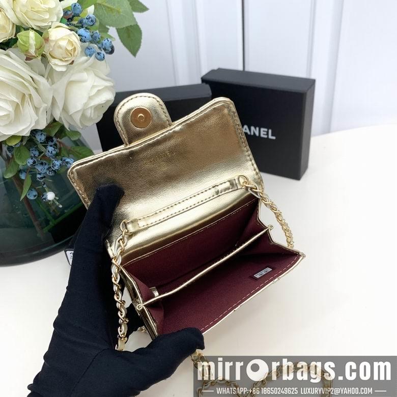 Chanel Replica Bags 7017 10X12X3.5cm YG 6