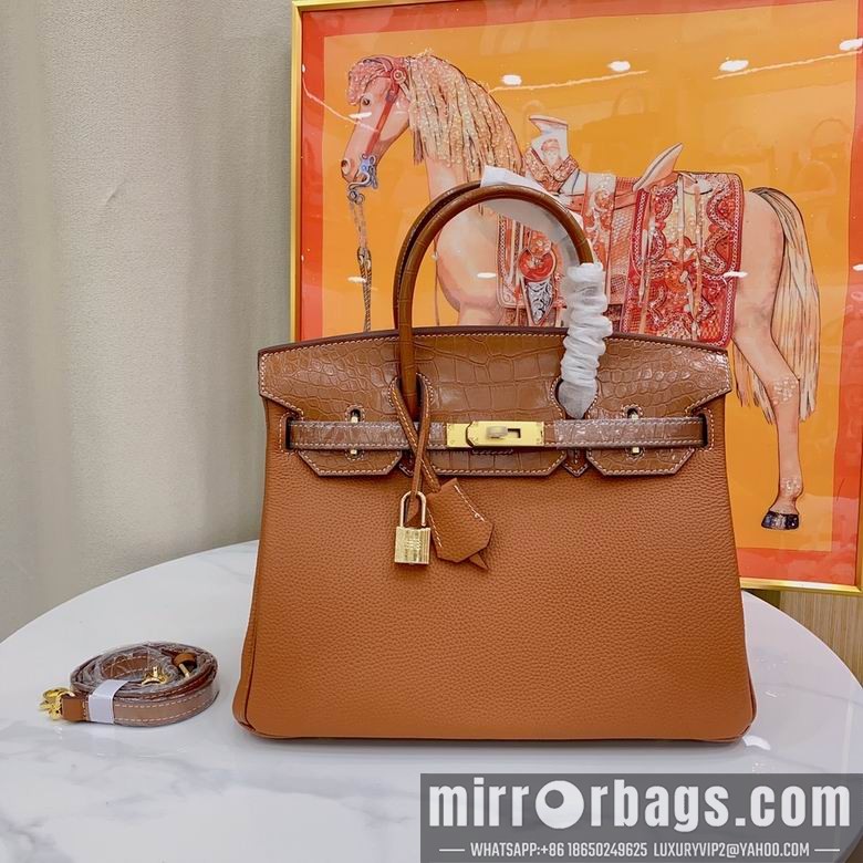 Hermes Replica Bags 25X19X10cm 30X23X12cm 010609 YG 5