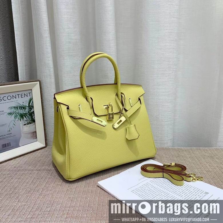 Hermes Replica Bags Birkin 20cm 25cm 30cm 35cm 010607 YG 20