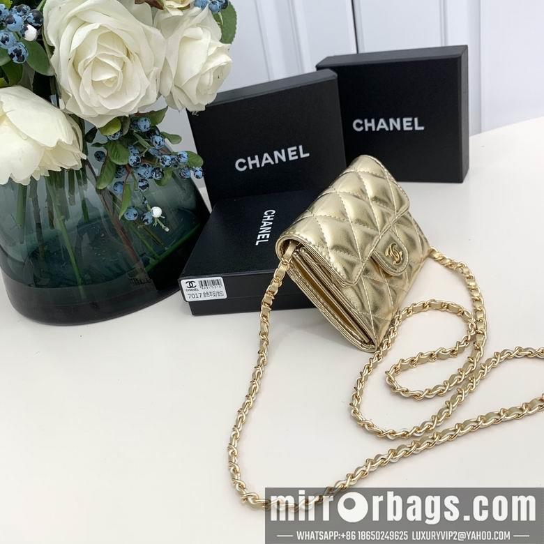 Chanel Replica Bags 7017 10X12X3.5cm YG 6