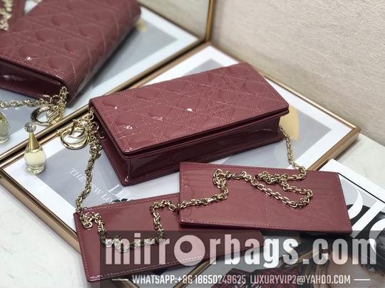 Dior Replica Bags Dior D6602漆皮藤格纹 22x12x3cm wz