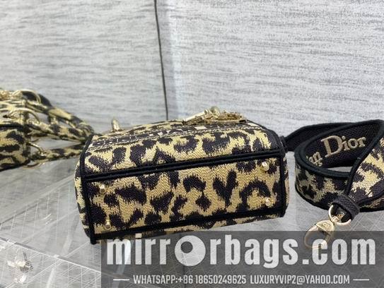 Dior Replica Bags Dior Lady豹纹 丛林刺绣 17cm wz5色