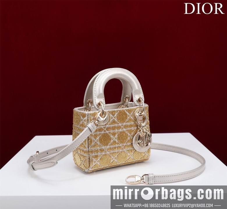 Dior Replica Bags Lady M085658 12X10X5cm BG 2colour