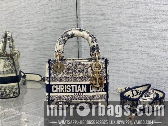 Dior Replica Bags Dior Lady豹纹 丛林刺绣 17cm wz5色