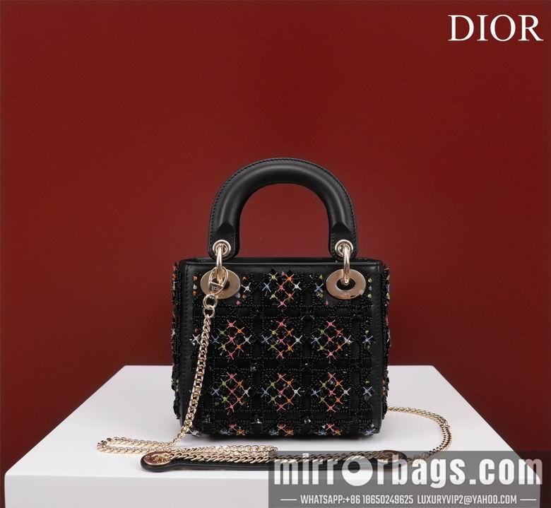 Dior Replica Bags Lady M050511 17X15X7cm BG 2colour