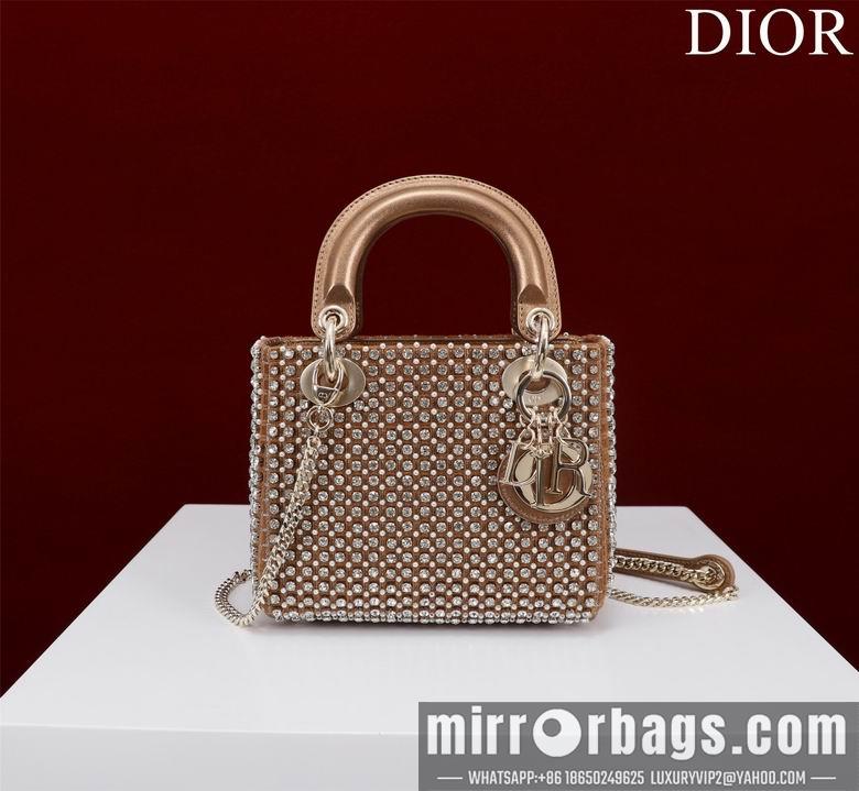 Dior Replica Bags Lady M050511 17X15X7cm BG 2colour