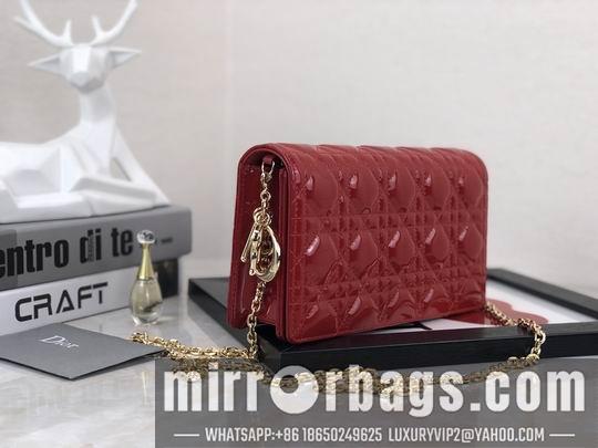 Dior Replica Bags Dior D6602漆皮藤格纹 22x12x3cm wz