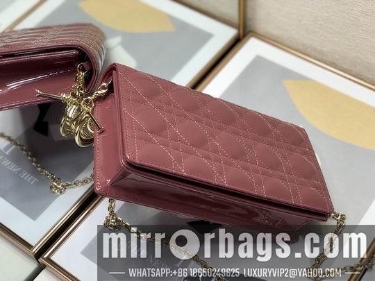 Dior Replica Bags Dior D6602漆皮藤格纹 22x12x3cm wz