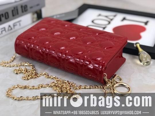 Dior Replica Bags Dior D6602漆皮藤格纹 22x12x3cm wz