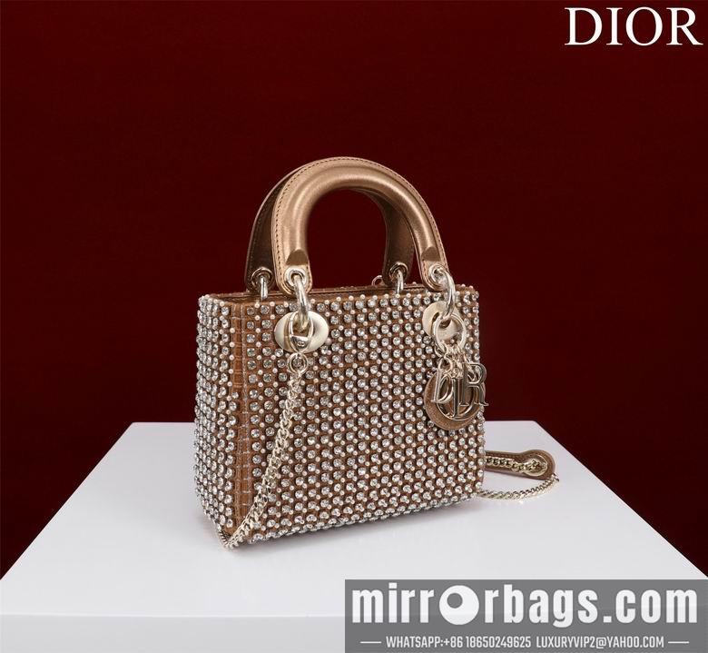 Dior Replica Bags Lady M050511 17X15X7cm BG 2colour