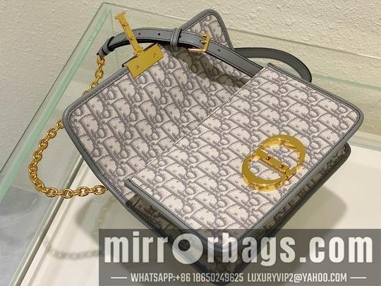 Dior Replica Bags Dior Montaigne 9208灰布 25cm wz