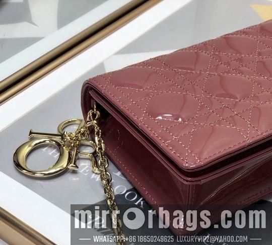 Dior Replica Bags Dior D6602漆皮藤格纹 22x12x3cm wz