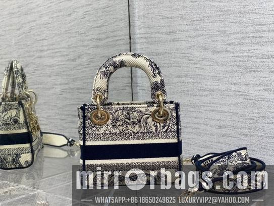 Dior Replica Bags Dior Lady豹纹 丛林刺绣 17cm wz5色