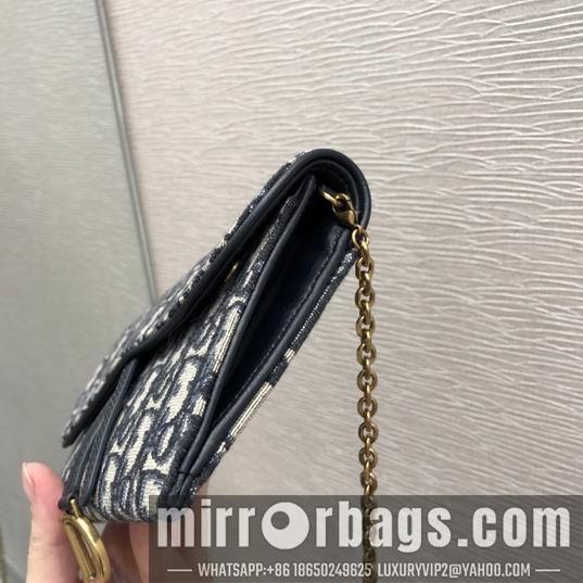 Dior Replica Bags Dior Saddle Oblique 19cm wz